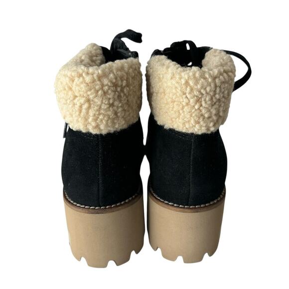 Blondo Devin Waterproof Suede Boots Black Size 7 - Picture 5 of 7